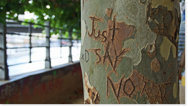 Well, yeah ... It's time to say No, you know. ..