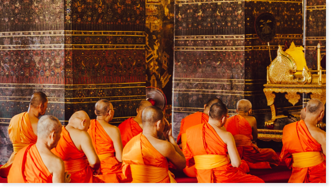 Thai Monks -- Thai Attitude to Life and Work