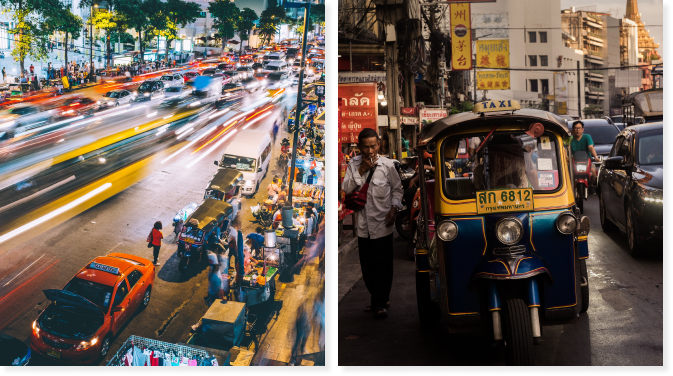 Typical Thailand City