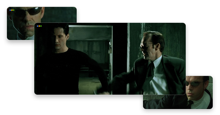 artwork depicting Neo from the Matrix movie