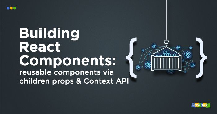 artwork depicting stylized React components