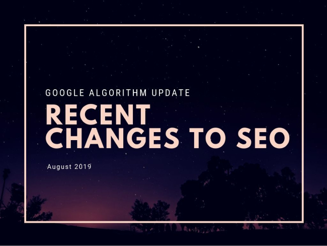 Google Algorithm Update Recent Changes to SEO