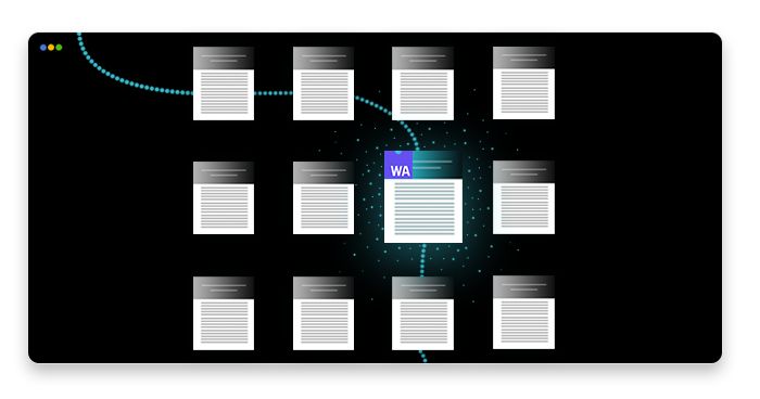 artwork depicting how WebAssembly stands out among other technologies