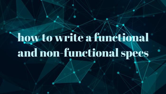 How to Write Specs
