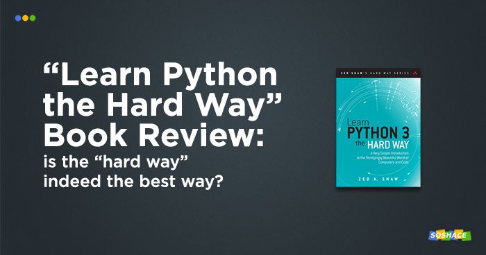 artwork depicting a stylized cover of "Learn Python the Hard Way)