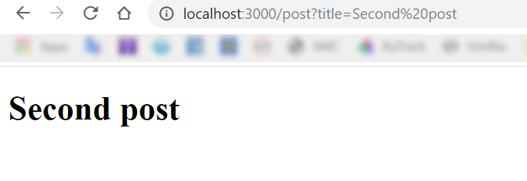 Second Post Example