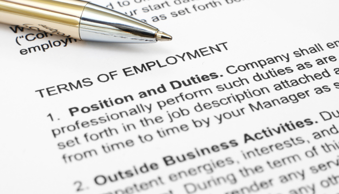 Terms of Employment