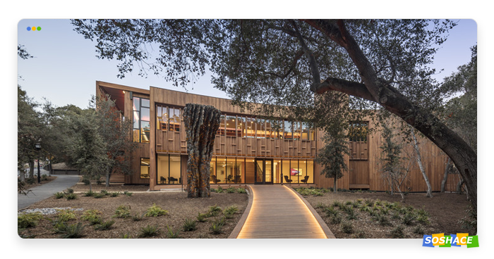photo of a Stanford building