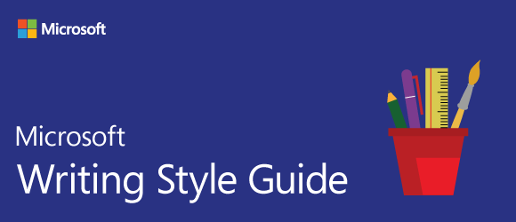 Microsoft Style Guide