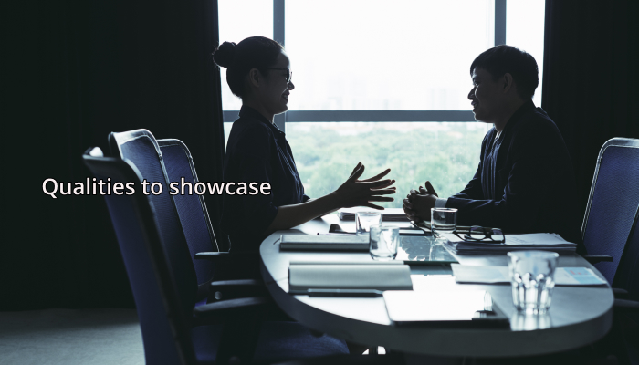 Qualities to showcase