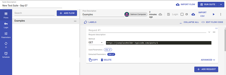 Process of adding a test Process of adding a test