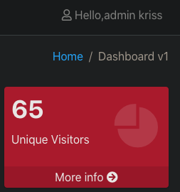 React POS display user name