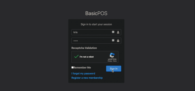 React POS RBAC result