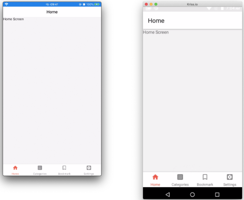 React native paper home screen React native paper home screen