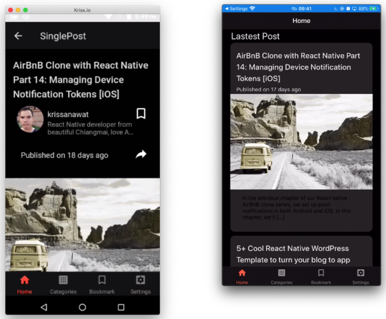 React native darkmode React native darkmode