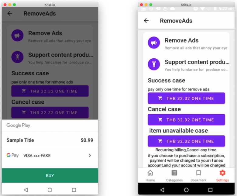 React native in-app purchase React native in-app purchase