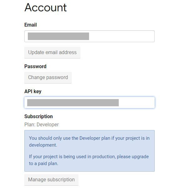 API KEY