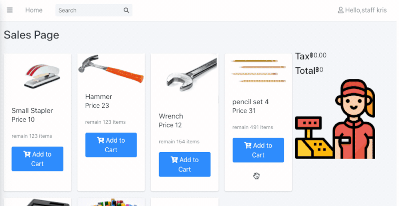 List Order in Cart List Order in Cart