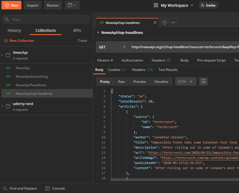 Postman for API Developemnt