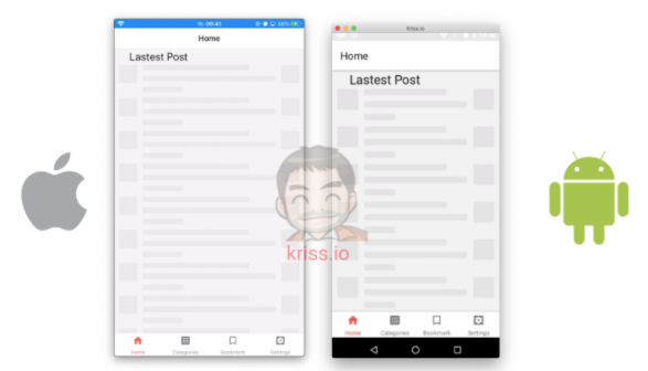React Native placeholder React Native placeholder