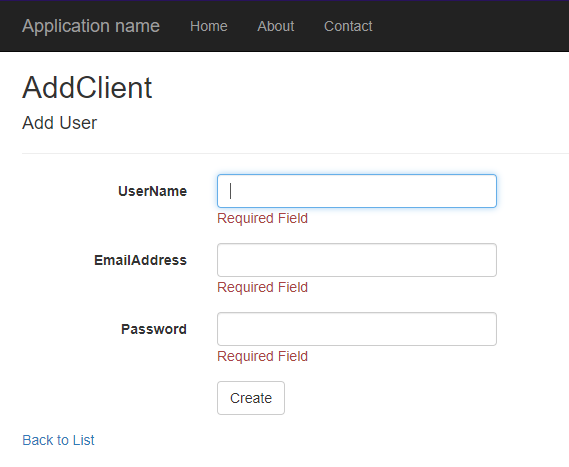 Required Field Validation Required Field Validation