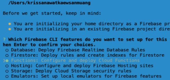 Setup Firebase function Setup Firebase function