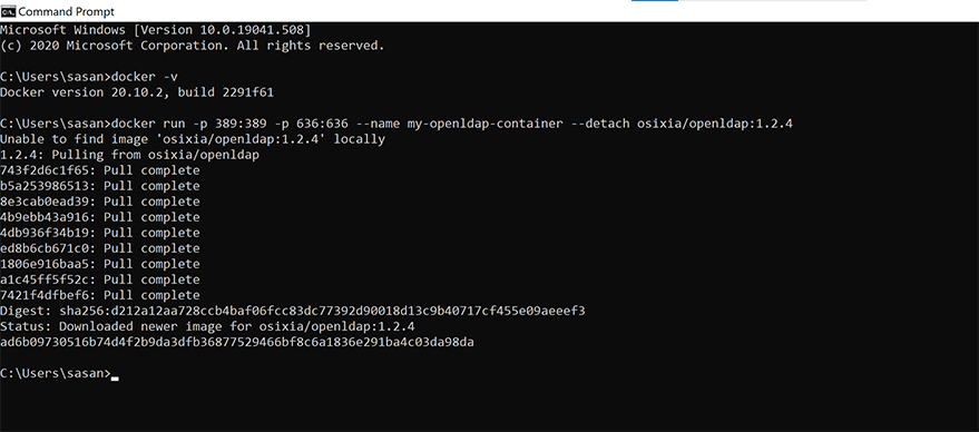 LDAP server installation on Windows LDAP server installation on Windows