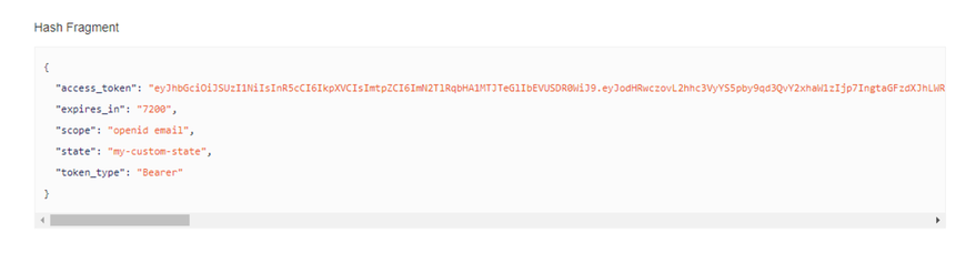 Access token Access token