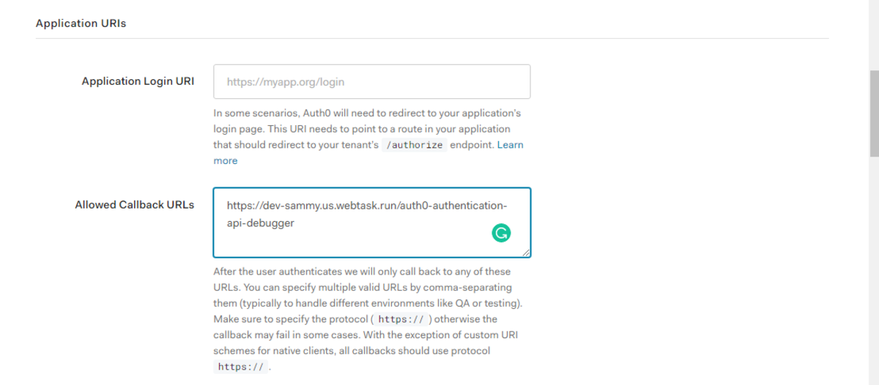 Application Configuration Application Configuration