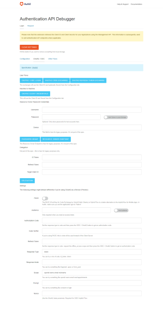 OAUTH2/OIDC OAUTH2/OIDC