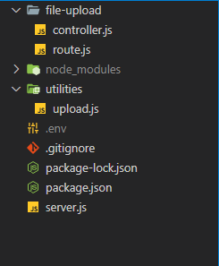 Folders structure