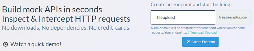Click on the Mocking rules option shown below