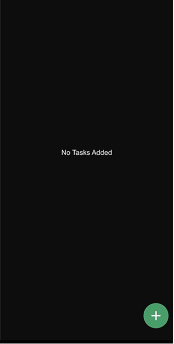 An image of the All Tasks component which shows a list of tasks An image of the All Tasks component which shows a list of tasks
