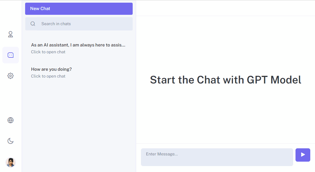Creating a chat message Creating a chat message