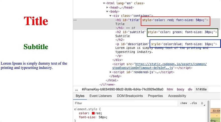 style, cssText, and setAttribute