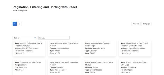 Pagination