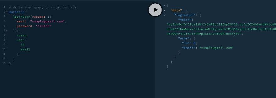 Login and Signup Functionality in Graphql Playground Login and Signup Functionality in Graphql Playground