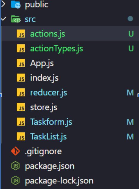 Creating a new file `actions.js` in `/src` directory Creating a new file `actions.js` in `/src` directory