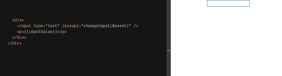 Example of View to Component binding in Angular Example of View to Component binding in Angular