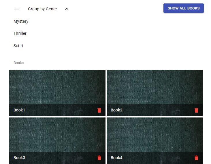 Group by Genre list gets displayed Group by Genre list gets displayed