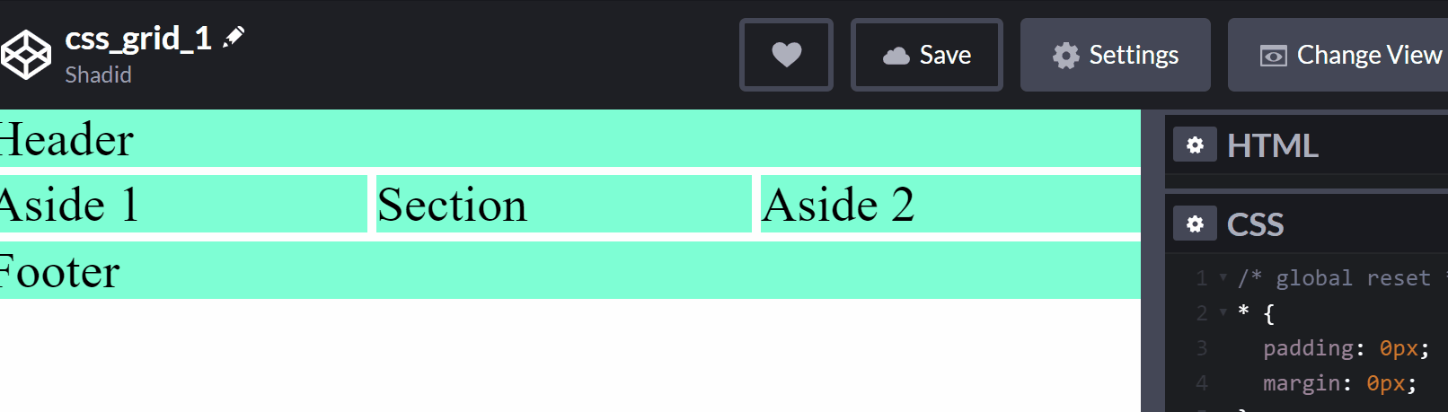 Basic Grid Example 2 with gutter Basic Grid Example 2 with gutter