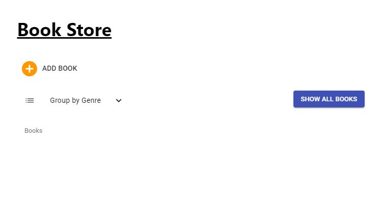 Image of the application with the starter code Image of the application with the starter code