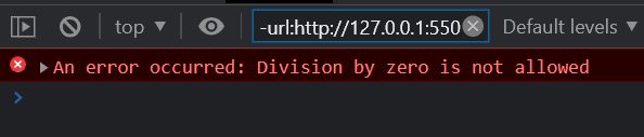 An error occurred: Division by zero is now allowed An error occurred: Division by zero is now allowed