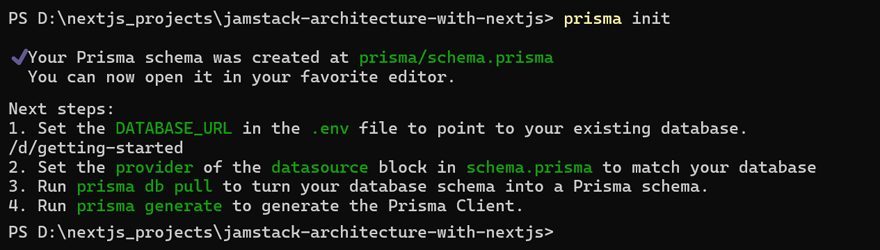 The command prisma init initializes a new Prisma project in your directory, and creates necessary files and directories such as prisma/schema.prisma and prisma/client. The command prisma init initializes a new Prisma project in your directory, and creates necessary files and directories such as prisma/schema.prisma and prisma/client.