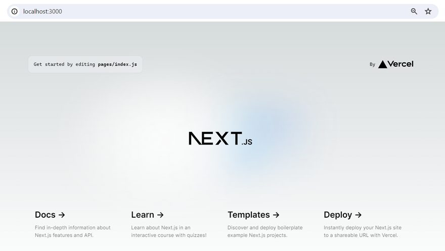 Preview your next.js project in the browser at http://localhost:3000 Preview your next.js project in the browser at http://localhost:3000