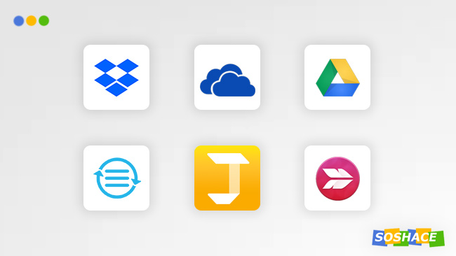 artwork depicting various remote work tools