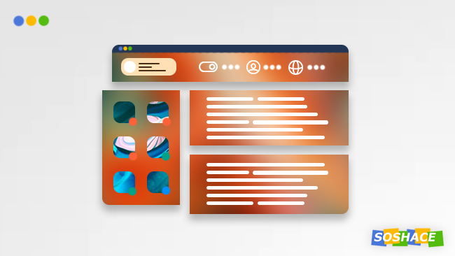 artwork depicting micro-frontends